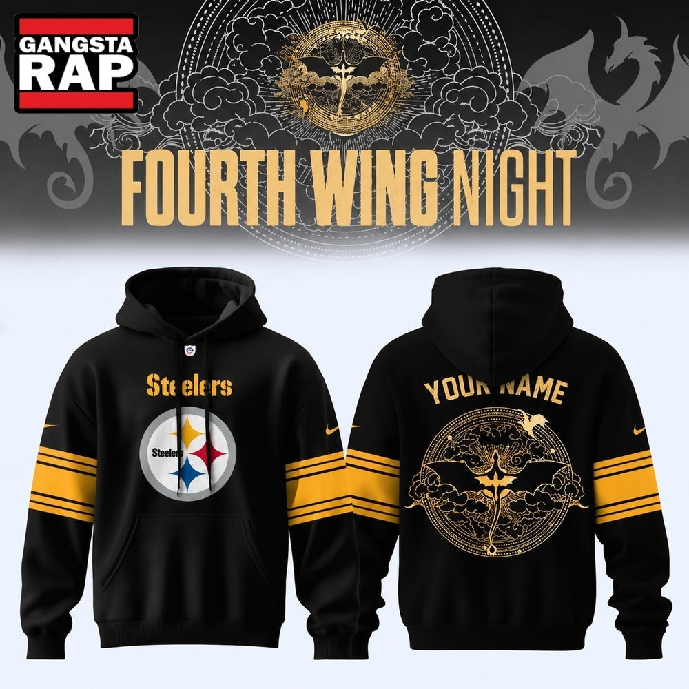 Pittsburgh Steelers x Fourth Wing Night 2026 Limited Edition Hoodie