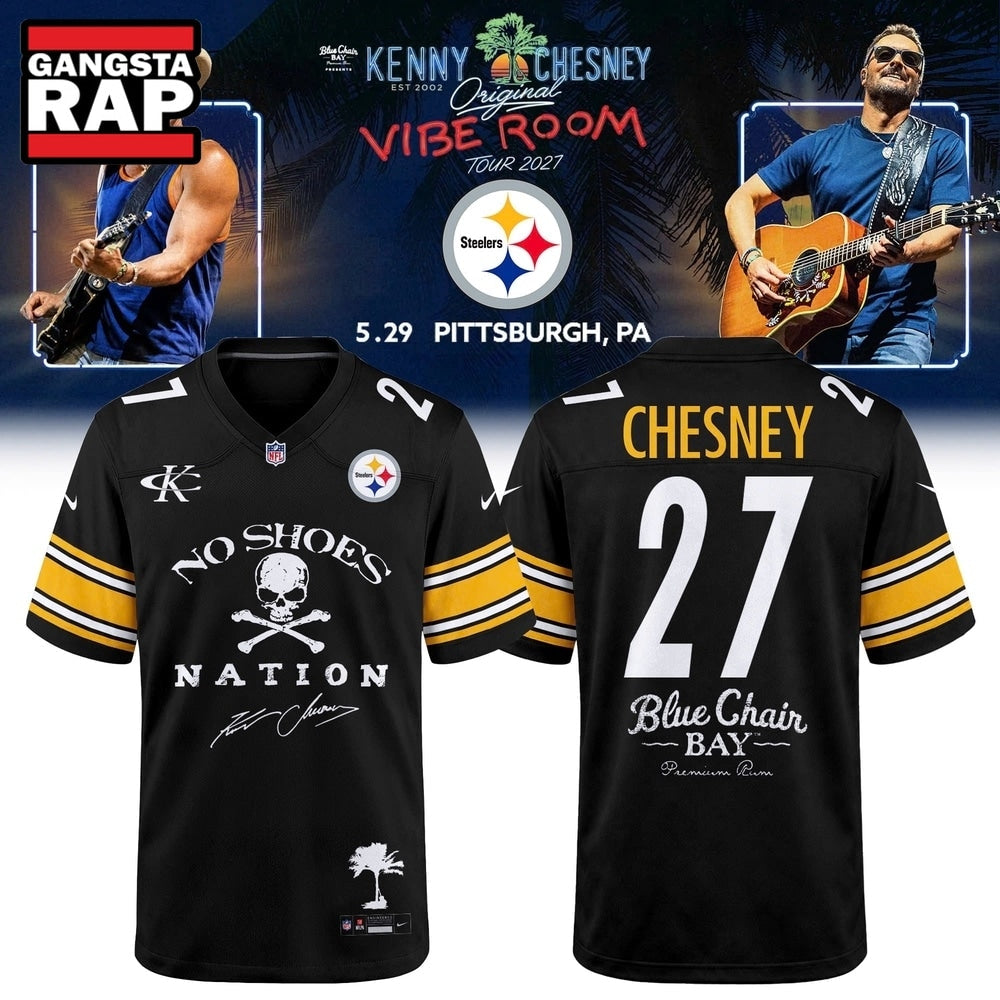 Pittsburgh Steelers x Kenny Chesney The Original Vibe Room Tour 2027 Football Jersey