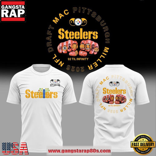 Pittsburgh Steelers x Mac Miller 2026 White Unisex T-Shirt