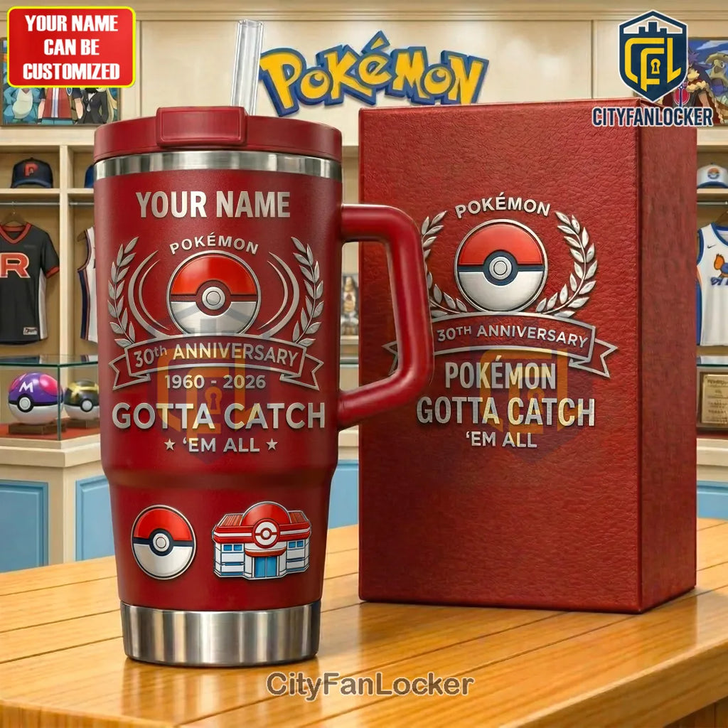 Pokémon Personalized 30th Anniversary Commemorative Insulated Tumbler