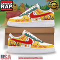 Pooh Merry Christmas Limited Edition Air Force 1 Running Sneakers Shoes