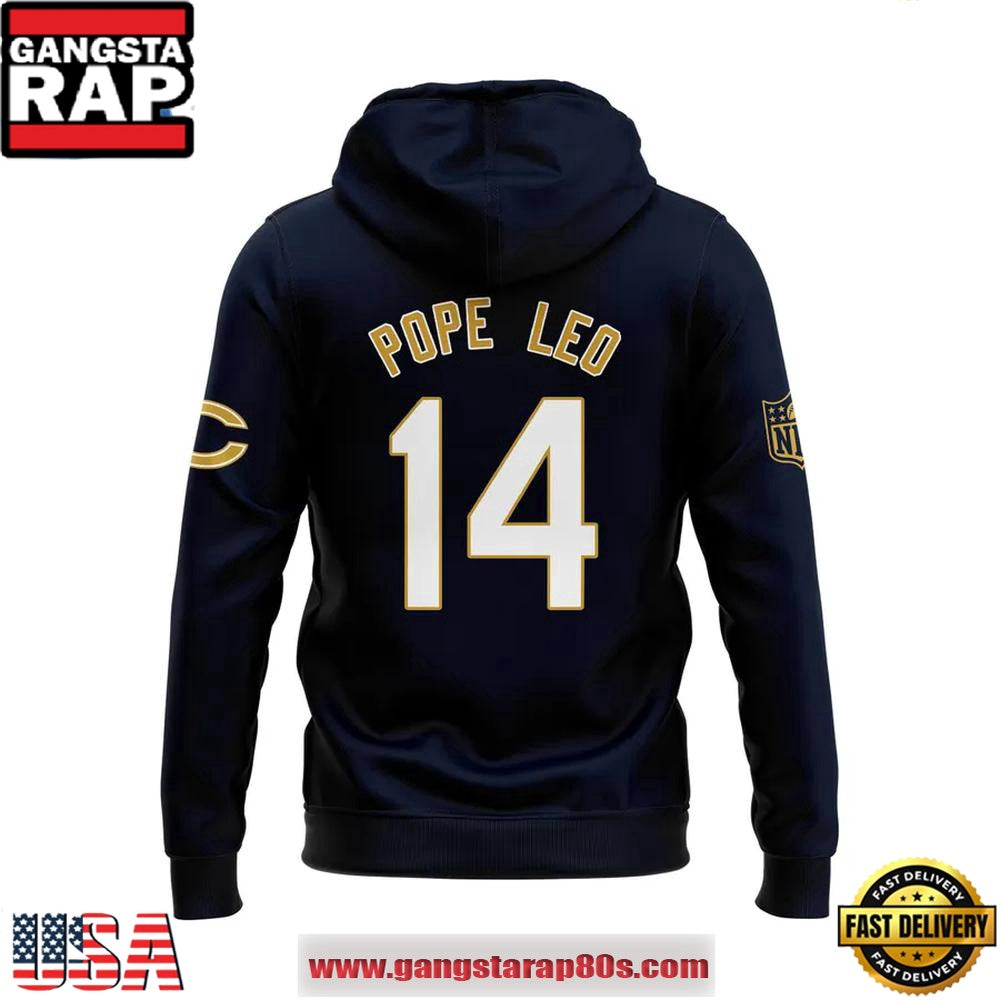 Pope Leo 14 Chicago Bears Special Edition Unisex Hoodie