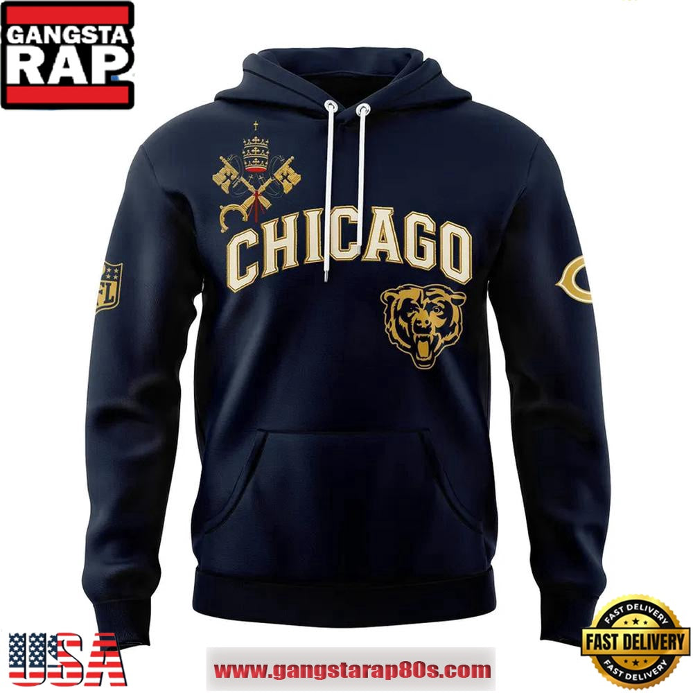 Pope Leo 14 Chicago Bears Special Edition Unisex Hoodie