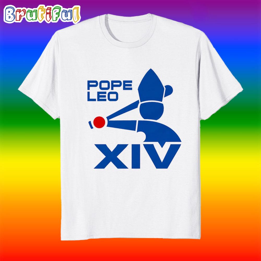 Pope Leo XIV Baseball Logo T Shirt