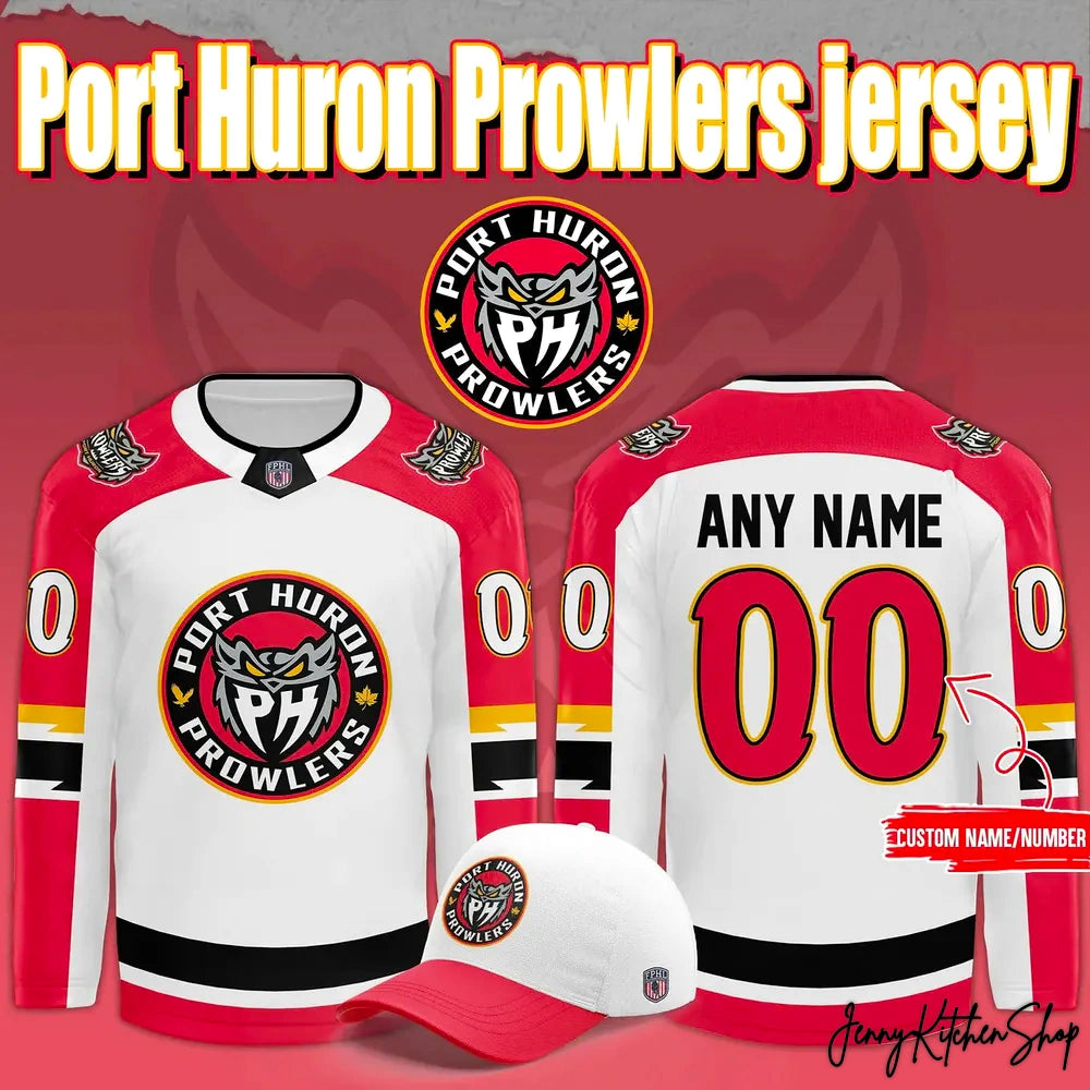 Port Huron Prowlers New Edition Hockey Jersey