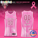 Portland Fire 2026 WNBA Breast Health Awareness Night Limited Edition Basketball Jersey