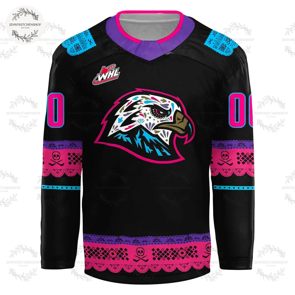 Portland Winterhawks Dia de los Muerto 2025 Jersey
