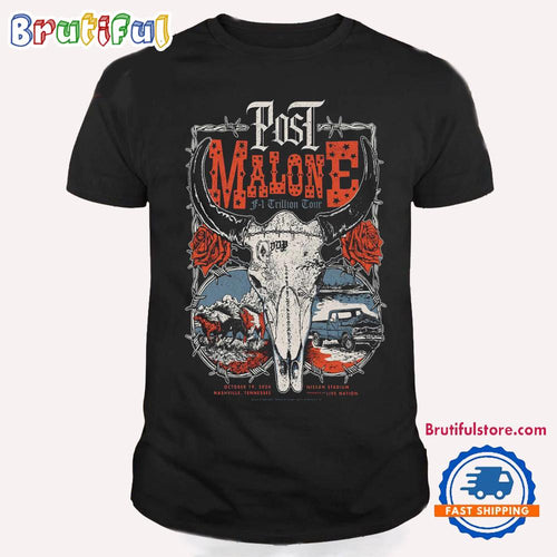Post Malone At Nissan Stadium In Nashville TN On October 2024 T Shirt