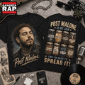 Post Malone Is My Jam Songs in Jars Front and Back Hoodie T-Shirt