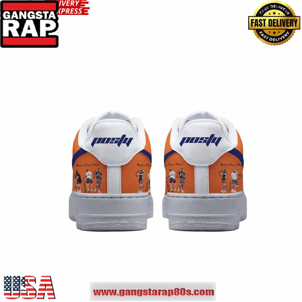 Post Malone Stay Away Always Tired Limited Air Force 1 Sneakers Shoes