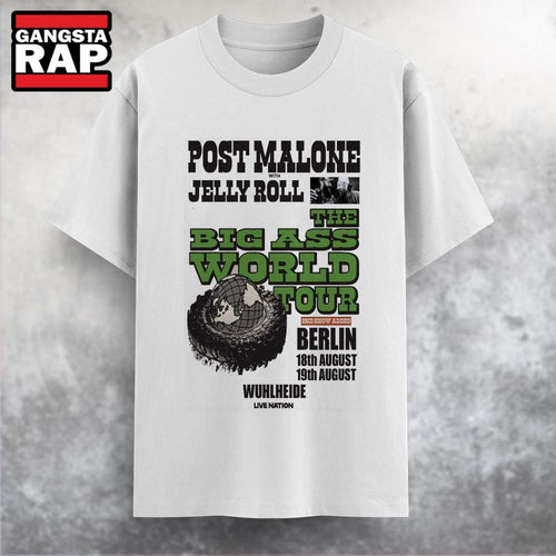 Post Malone The BIG ASS World Tour Aug 18-19 2025 in Berlin & London T Shirt
