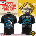 Post Malone x Carolina Panthers Big Ass Stadium Tour 2026 Black T Shirt