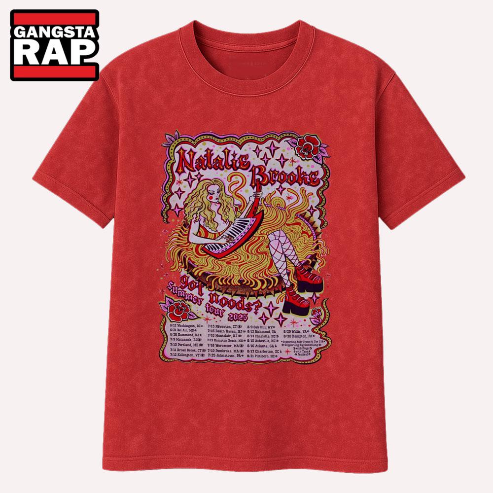 Poster Natalie Brooke Summer Tour 2025 T Shirt