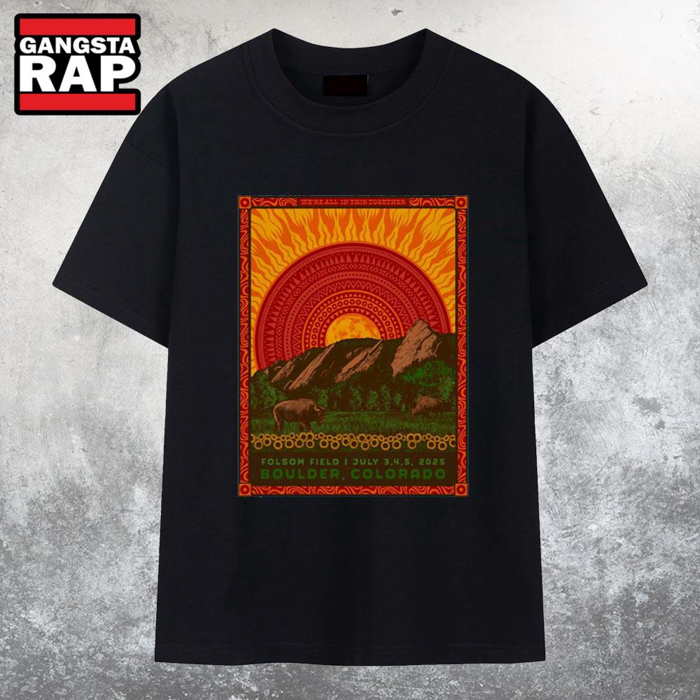 Poster Phish In Boulder CO July 3 4 5 2025 T Shirt