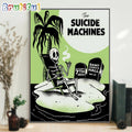 Poster The Suicide Machines Sept 7 2024 Saint Andrew’s Hall Detroit MI Wall Art Poster Canvas
