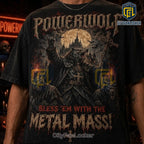 Powerwolf Metal Mass Halloween Black T-Shirt 2026