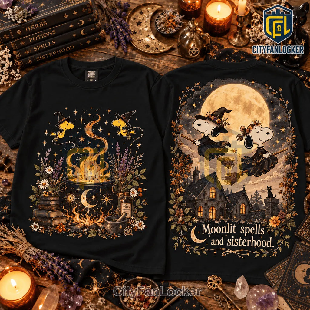 Practical Magic x Snoopy Witch Shirt