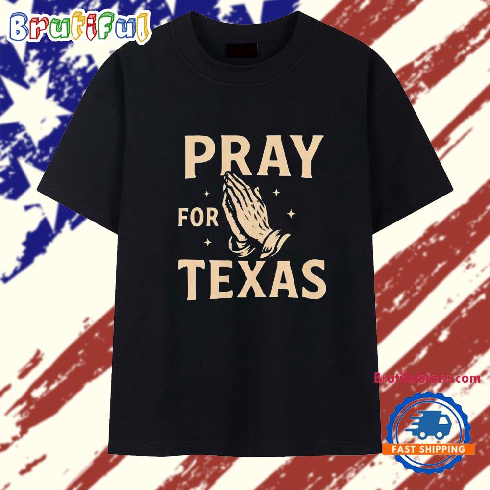 Pray for Texas Hand T Shirt