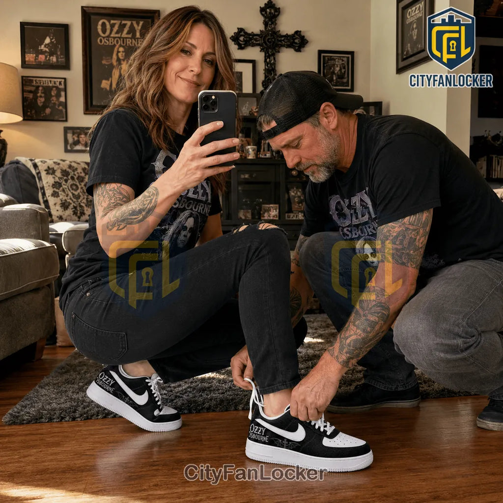 Premium Ozzy Osbourne Iconic Singer Casual Air Force 1 Sneakers