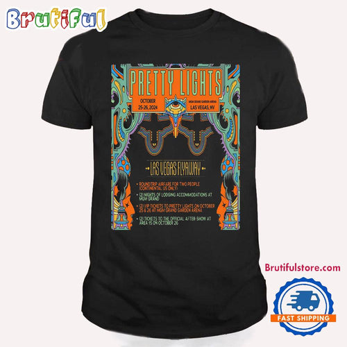 Pretty Lighrs MGM Grand Garden Arena Las vegas, NV Oct 25-26 2024 Tour T Shirt
