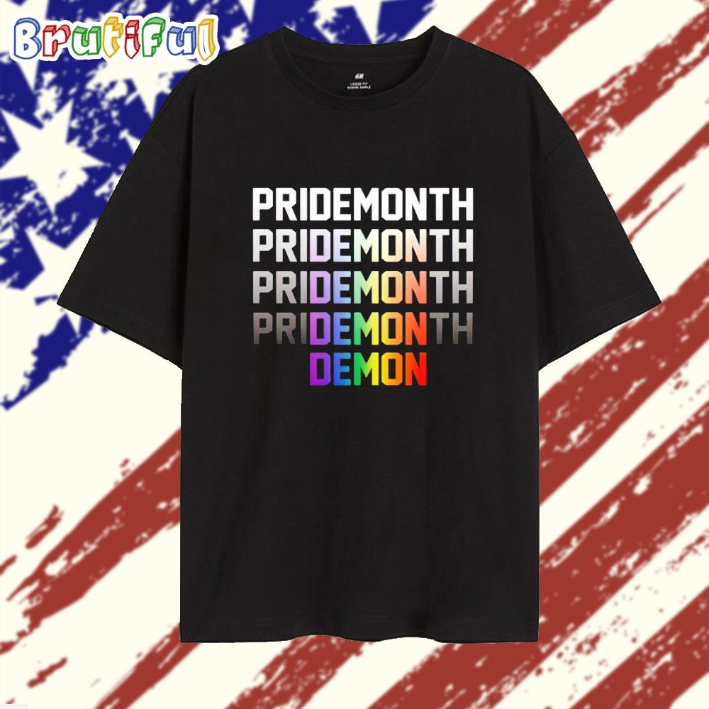 Pride Month Demon Repeat LGBT T Shirt