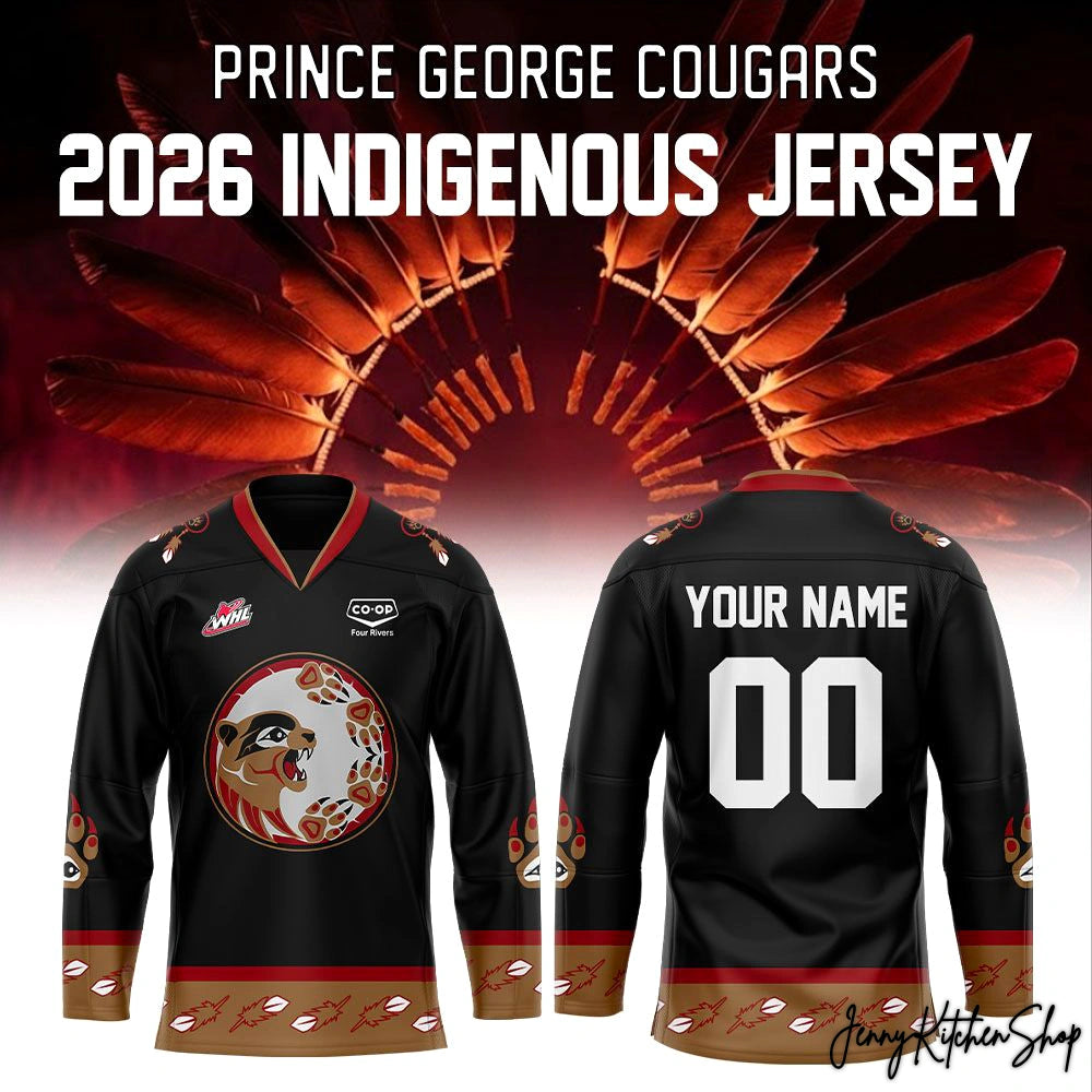 Prince George Cougars 2026 Indigenous Hockey Jersey