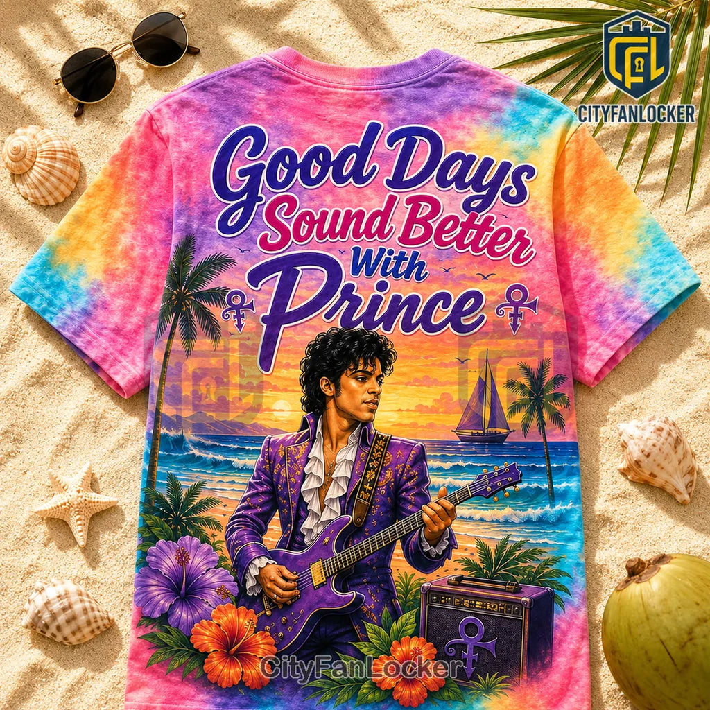 Prince Good Days Sound Better Beach Theme Shirt