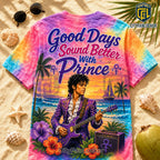 Prince Good Days Sound Better Beach Theme Shirt