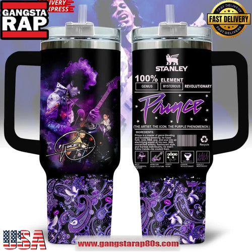 Prince Purple Phenomenon Special Edition Stanley Tumbler 40oz