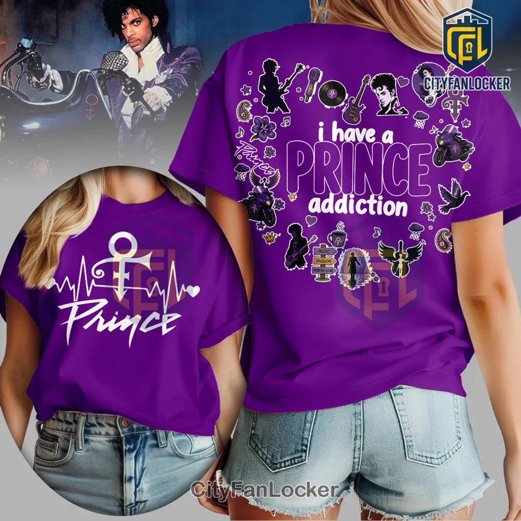 Prince Purple Rain Love Symbol Tribute Women’s T-Shirt