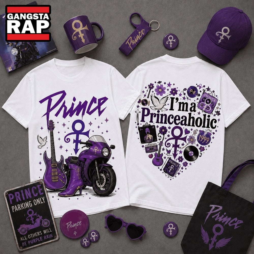 Prince Purple Rain Music Graphic 3D Shirt , Music Trending 3D Shirt