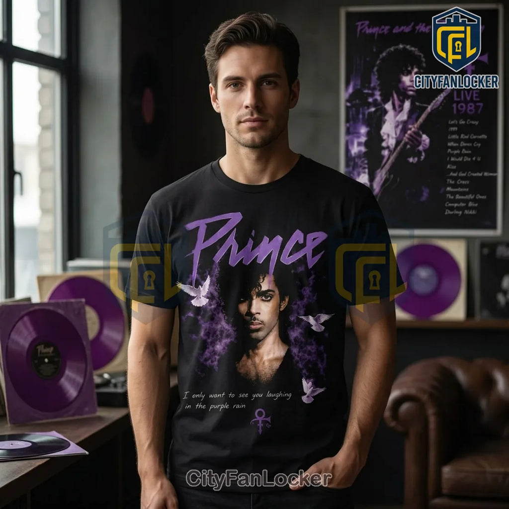 Prince Purple Rain Tour 1987 Limited Edition Shirt