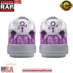 Prince Purple Special Edition Air Force 1 Running Sneakers Shoes