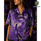 Prince Vintage Purple Button Down Shirt