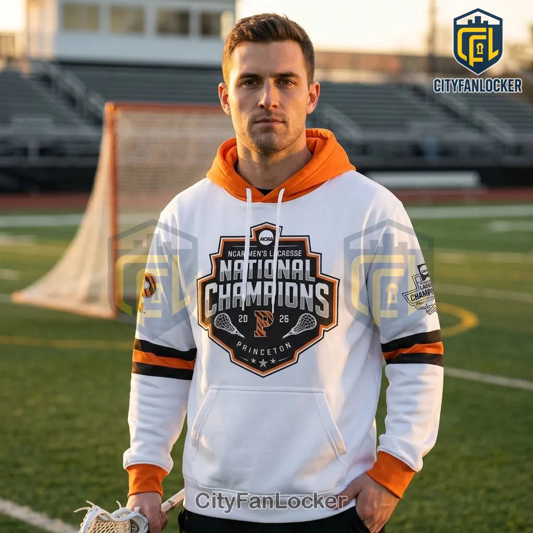 Princeton Tigers 2026 NCAA Men’s Lacrosse National Champions Hoodie
