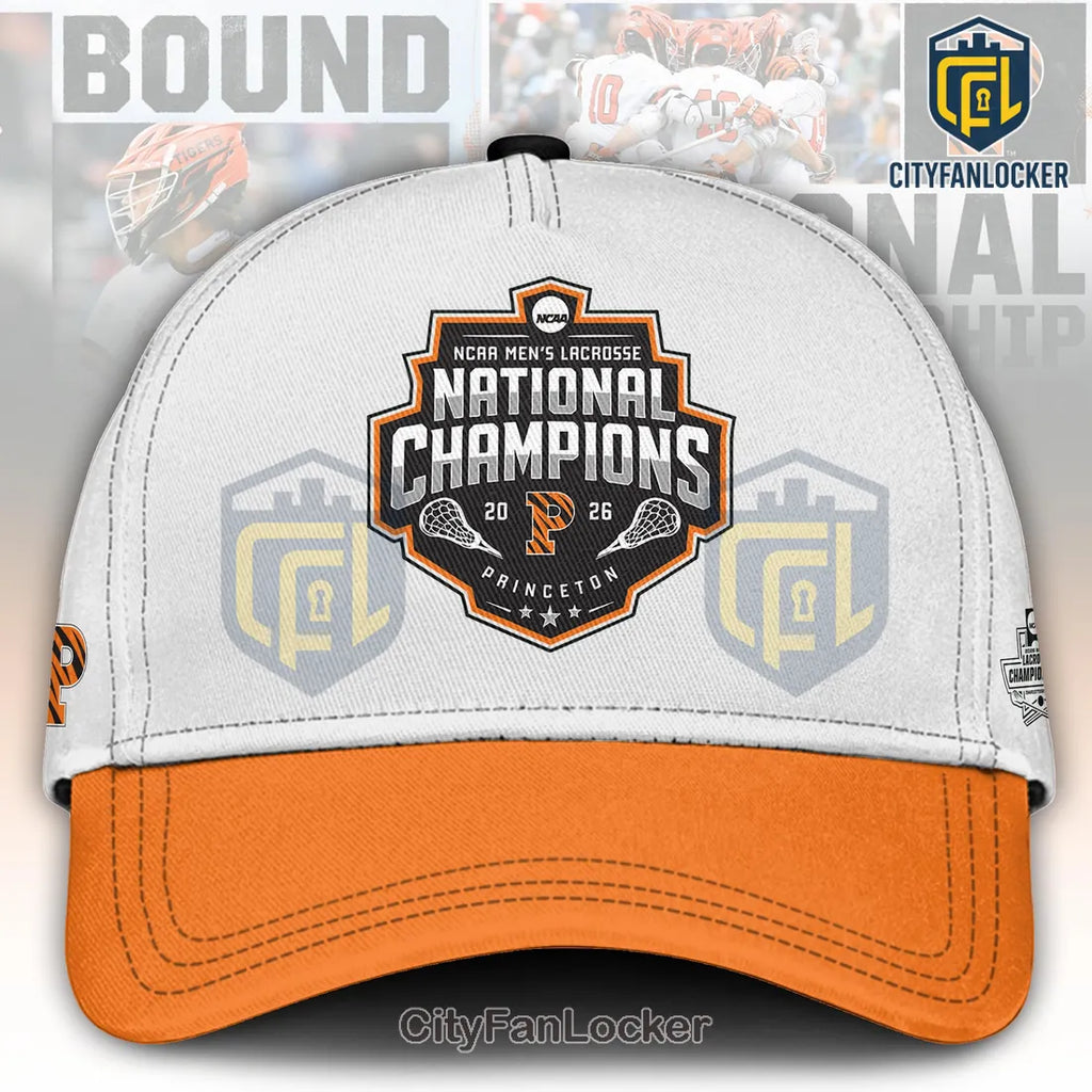Princeton Tigers 2026 NCAA Men’s Lacrosse National Champions Hoodie