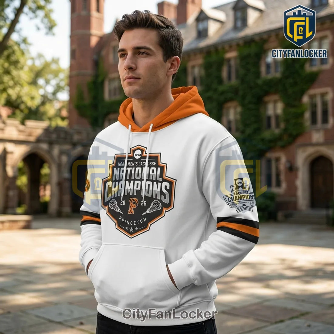 Princeton Tigers 2026 NCAA Men’s Lacrosse National Champions Hoodie