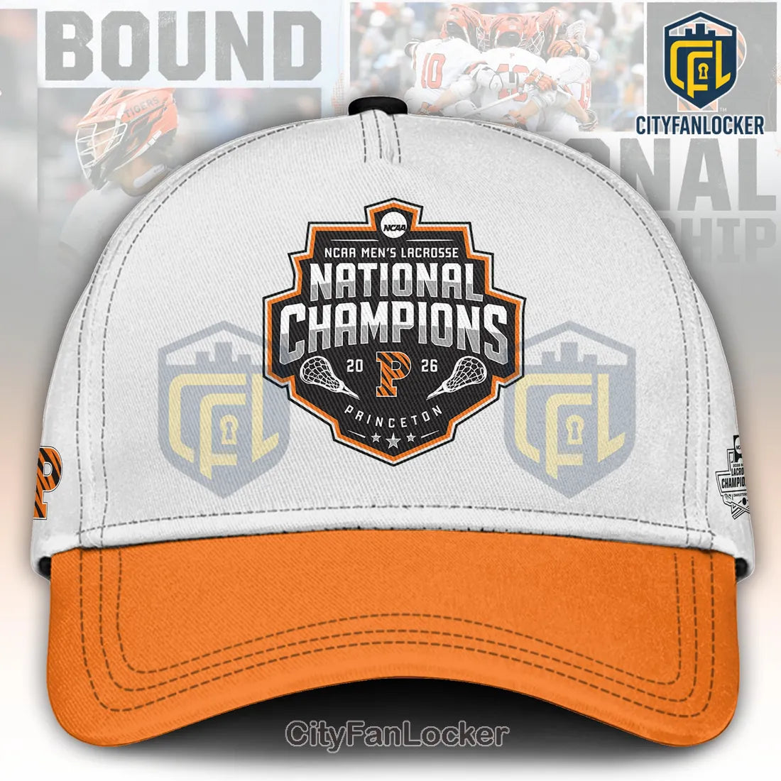 Princeton Tigers x 2026 National Championship Men’s Lacrosse Hoodie