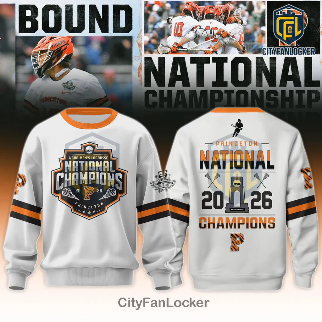 Princeton Tigers x 2026 NCAA Lacrosse National Champions Shirt