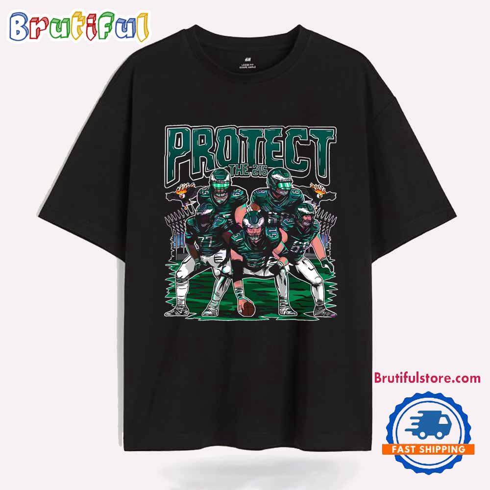 Protect The 215 Philadelphia Eagles Football Team T Shirt