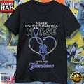 Proud Nurse Who Loves Baseball and New York Yankees Baseball Fan T-Shirt