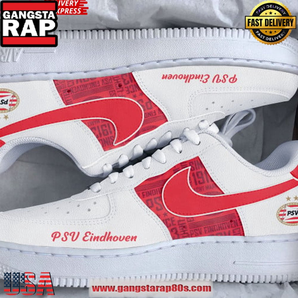 PSV Eindhoven Limited Edition Air Force 1 Running Sneakers Shoes