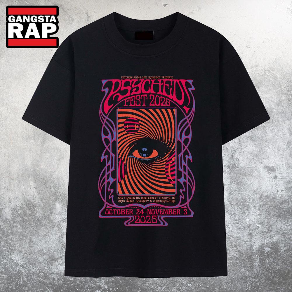 Psyched Radio Fest In San Francisco CA On Oct 24-Nov 3 2025 T Shirt