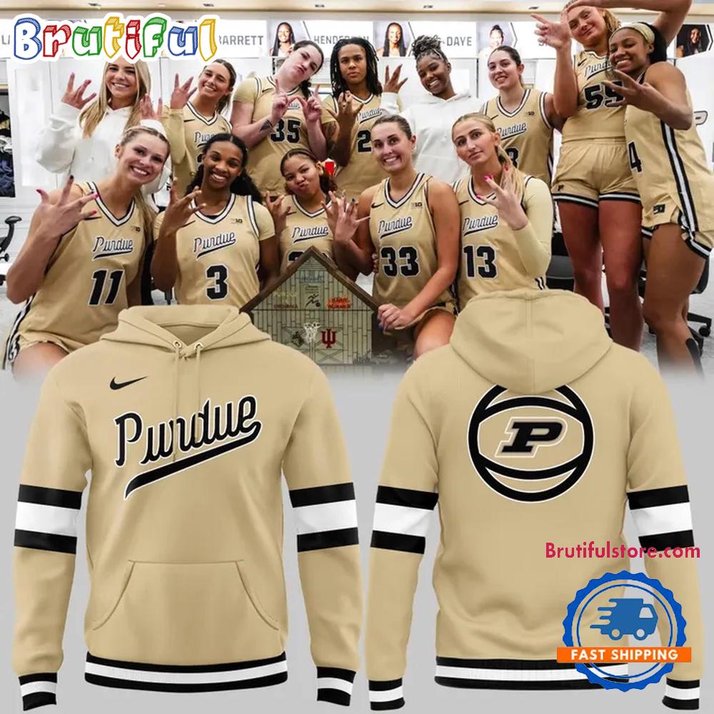 Purdue Boilermakers Classic Old Gold Uniform 2026 Special Edition Hoodie T-Shirt