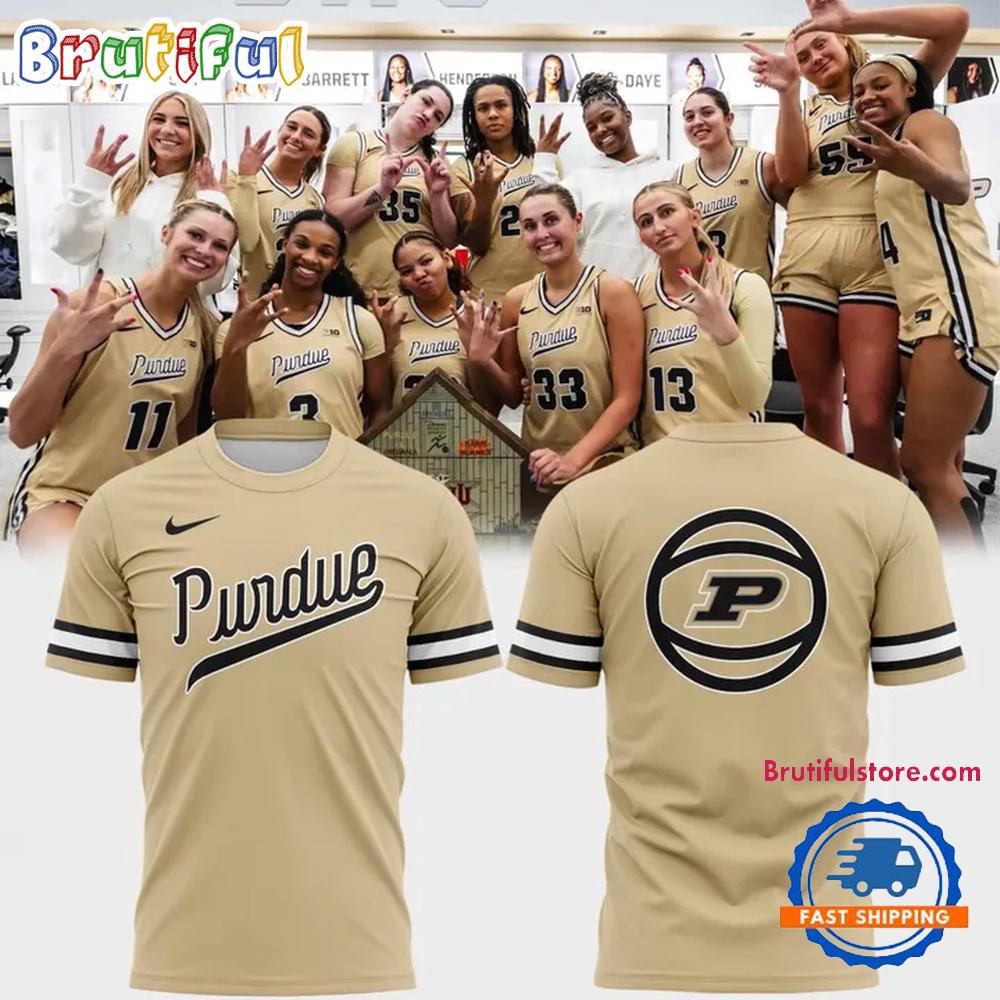 Purdue Boilermakers Classic Old Gold Uniform 2026 Special Edition Hoodie T-Shirt