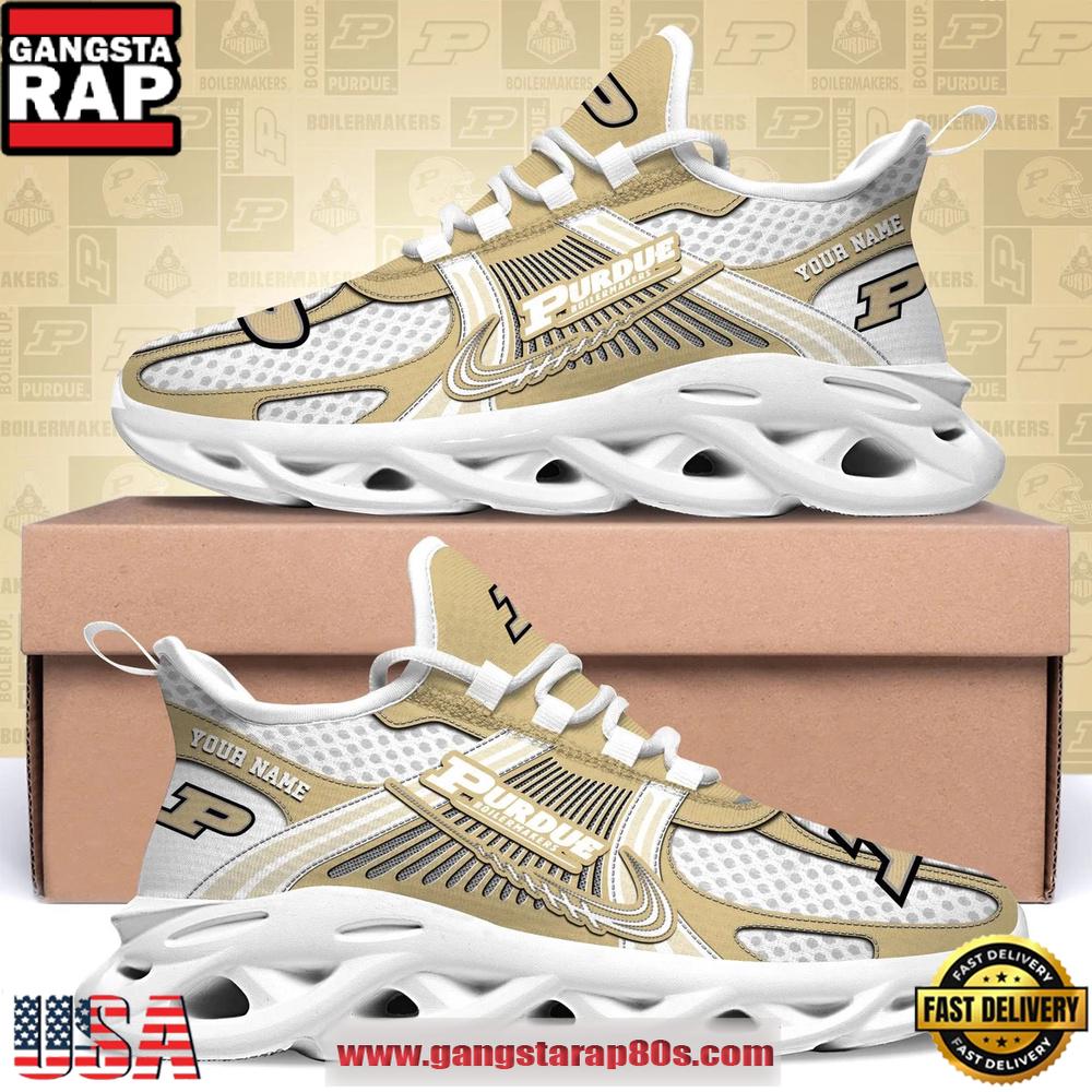 Purdue Boilermakers Personalized Clunky Sneaker Max Soul Shoes