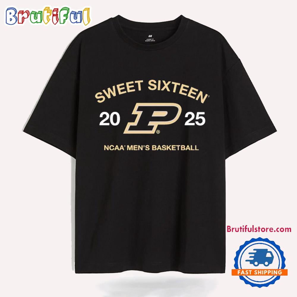 Purdue Men’s Basketball NCAA Sweet Sixteen 2025 T Shirt