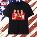 Purdy Joe Montana Steve Young Smoking T Shirt