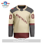 PWHL Montreal Victoire Custom Away V-shaped Hockey Jersey