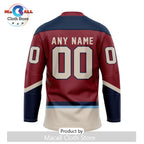 PWHL Montreal Victoire Custom Home Lace Hockey Jersey